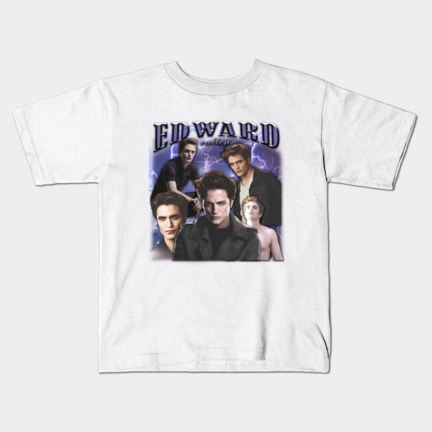 edward cullen twilight Kids T-Shirt by stargirlx